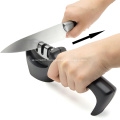 Kitchenware knife sharpener for straight and serrated knives